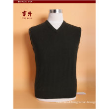 Men′s Yak Wool/Cashmere V Neck Pullover Long Sleeve Sweater/Clothing/Garment/Knitwear